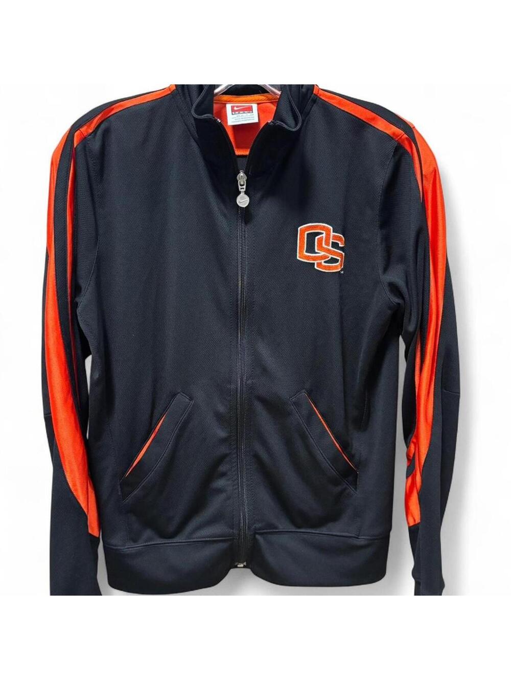 Nike Oregon State Beavers black & orange zip up jacket Size S